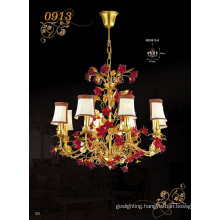 Hotel Lampshade Red Rose Chandelier Pendants (MD0913-8)